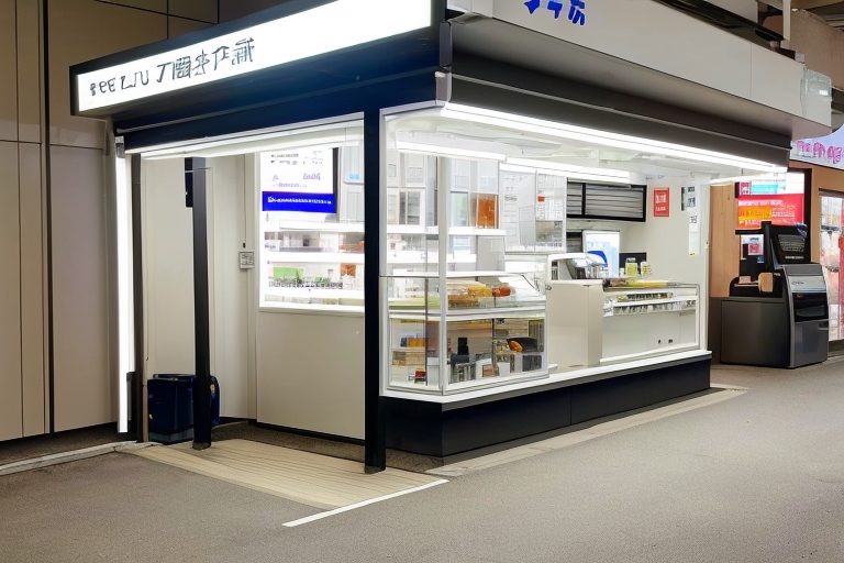 モール内の店舗イメージ（サンプル画像。実際の店構え・ゴリラの看板の写真に差し替え予定）